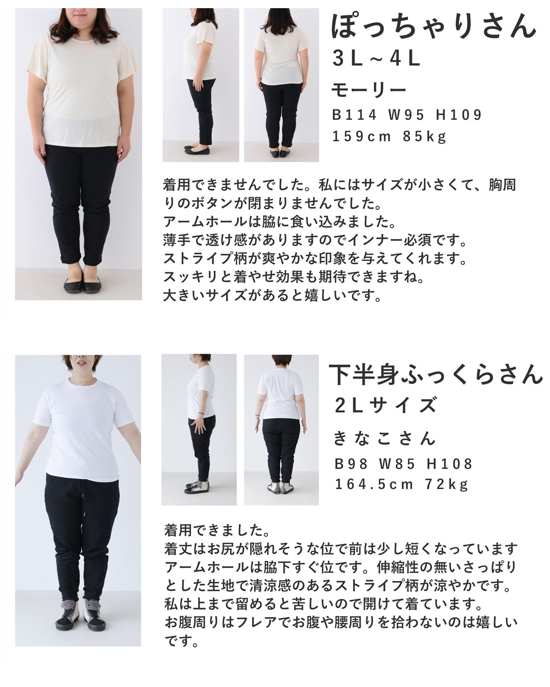 さらりと涼しい着心地。ストライプノースリーブシャツトップス 5/5新作