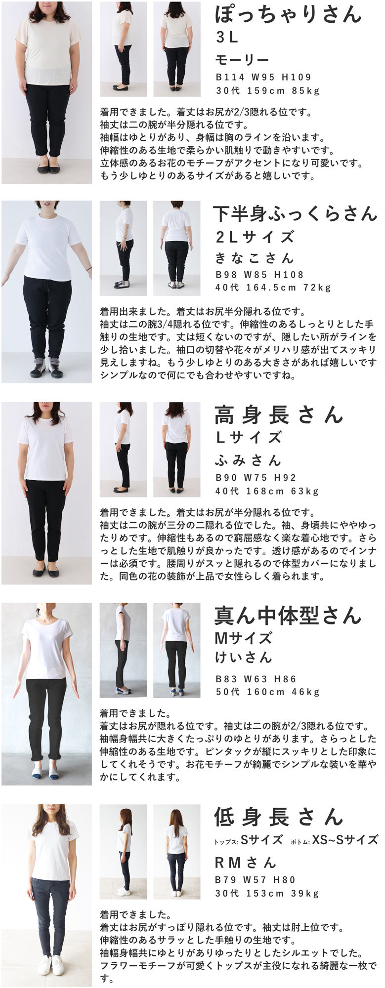 四線譜に咲く花音符のTシャツトップス