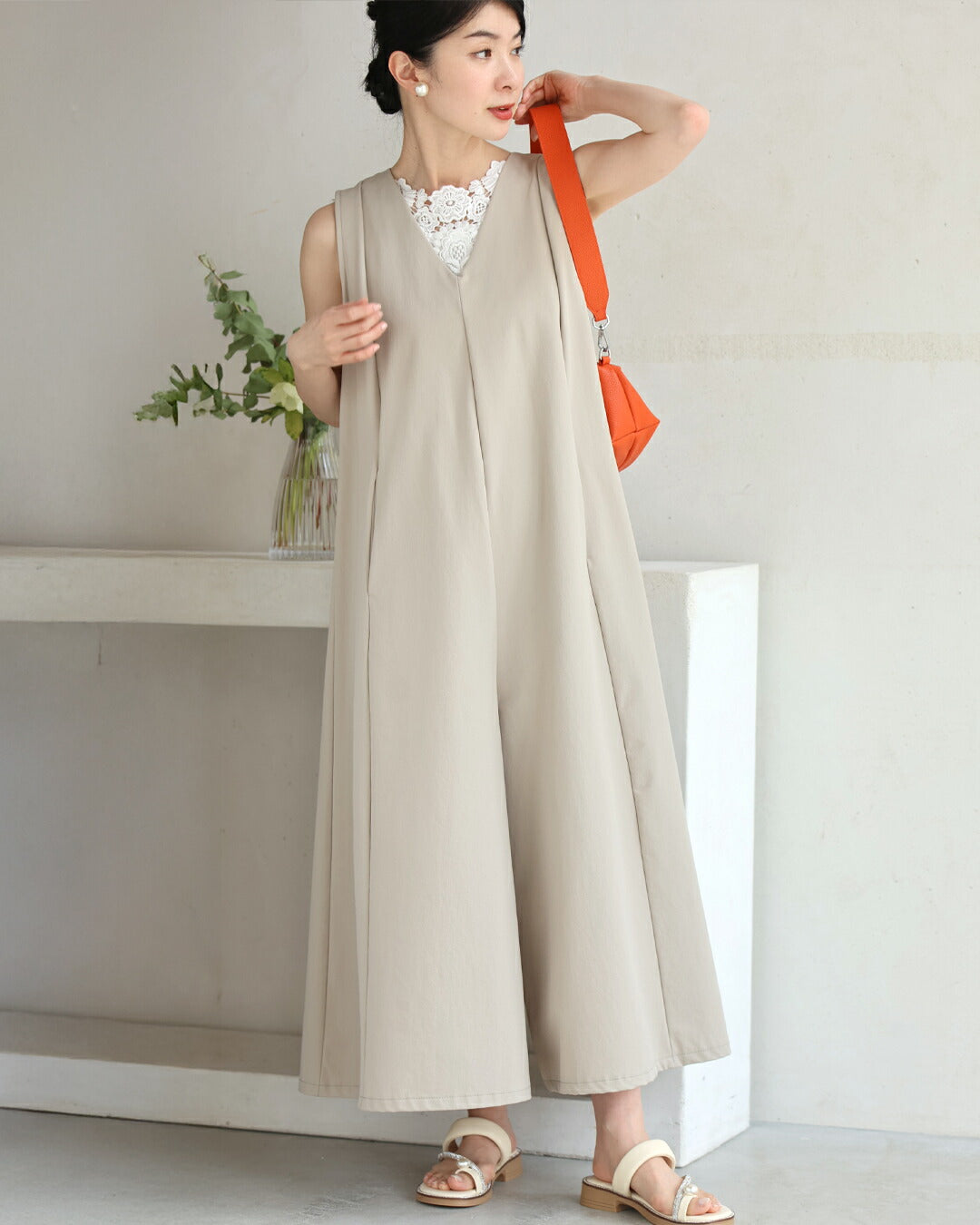 「いつもオシャレね」と 褒められるワイドサロペ 4/15新作