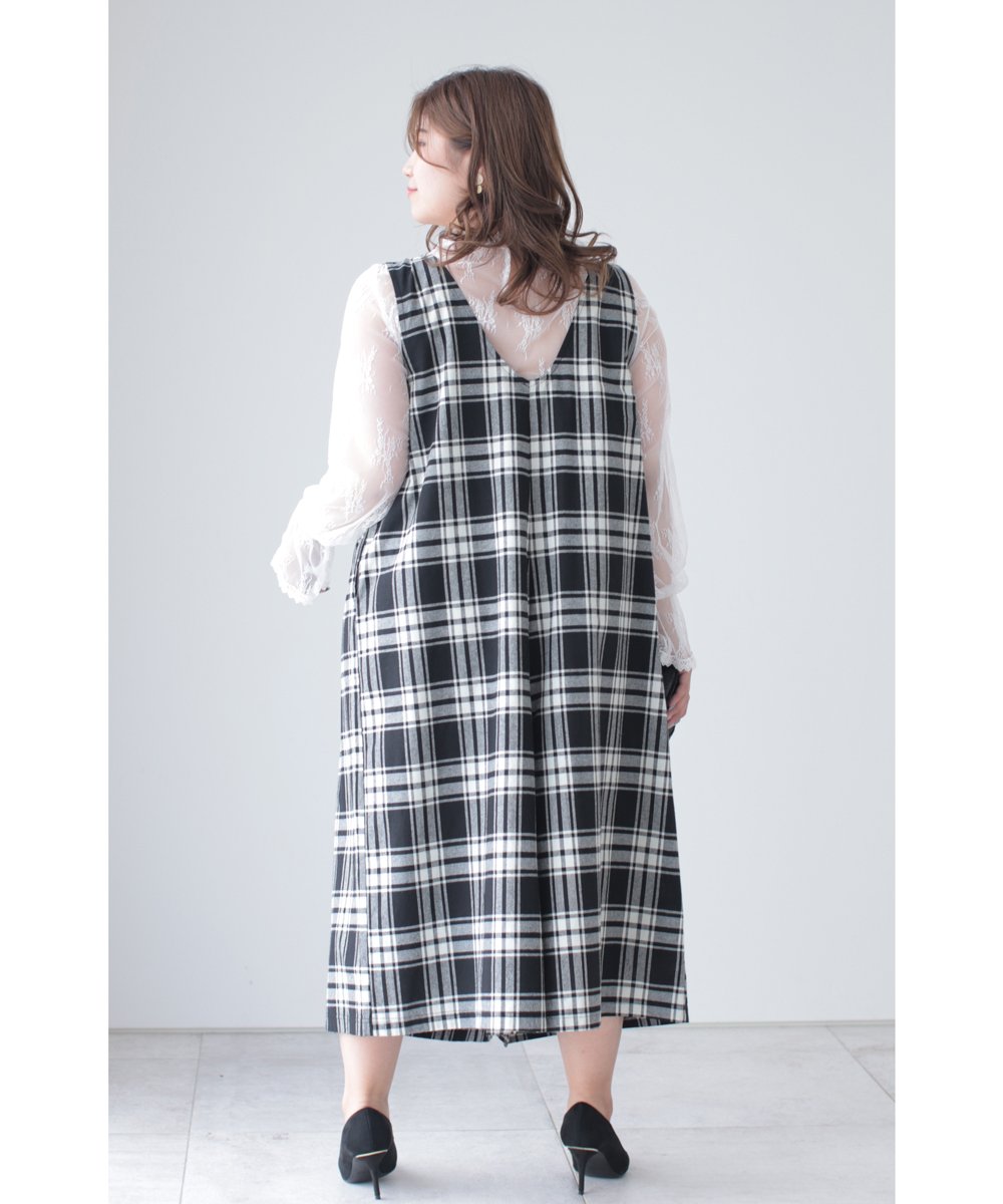 【cy00011-A】【3L~5L対応】「Ms.chubby by CAWAII」気品漂う肌魅せレースインナー