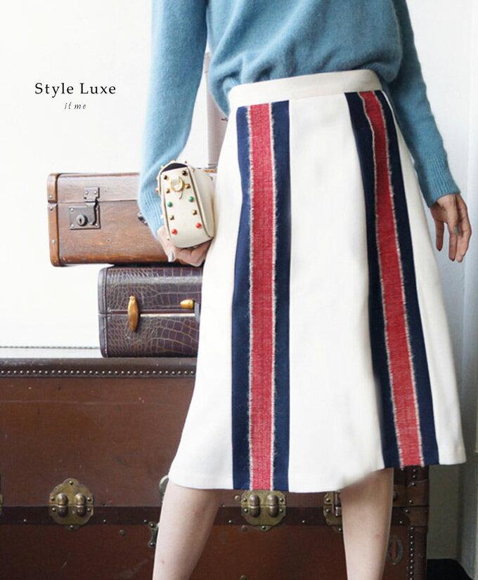 【wc-s01614ko】「styleluxe」立体ラインの綺麗なお出かけスカート