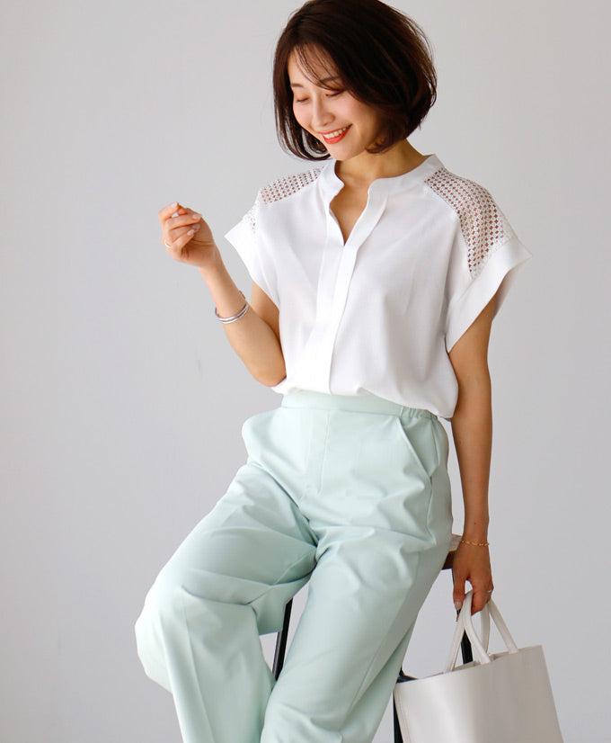 【wc-s05908pf】パンツに自信あり!まっすぐ長く美しいセンタープレスパンツ