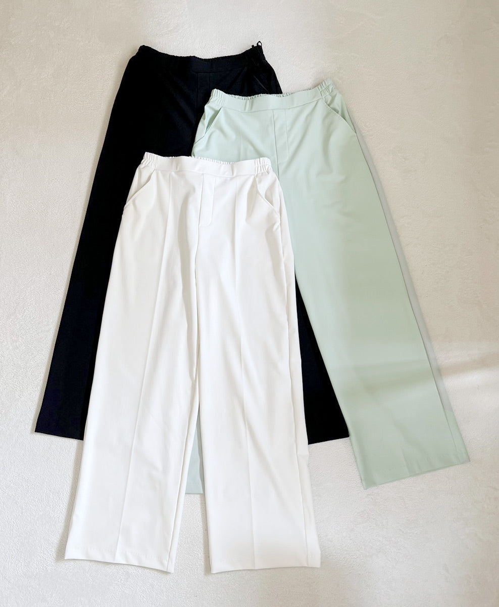 【wc-s05908pf】パンツに自信あり!まっすぐ長く美しいセンタープレスパンツ