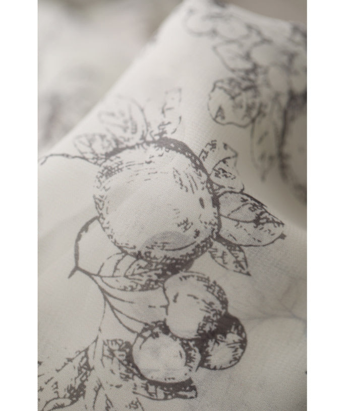 【w60169ps】(S~M対応)優しく描くデッサン画のふわりシアーロングワンピース