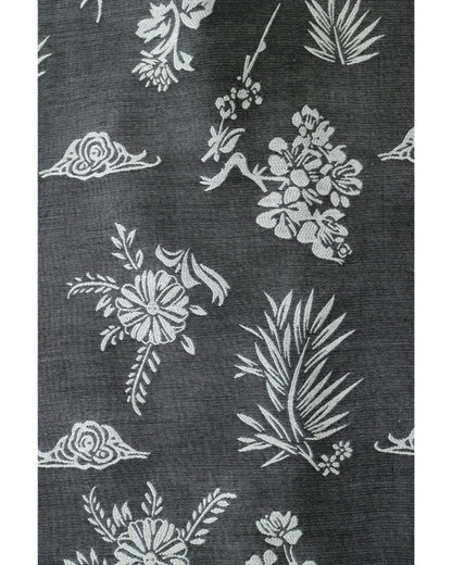 一面に咲き広がる花刺繍ロングスカート　5/24新作