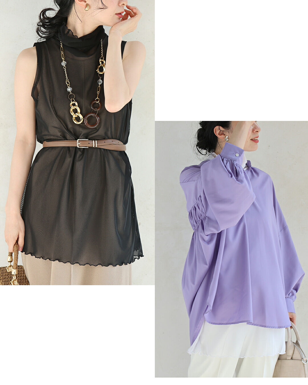 手持ち服にちょい足し ノースリヴェール　4/15新作
