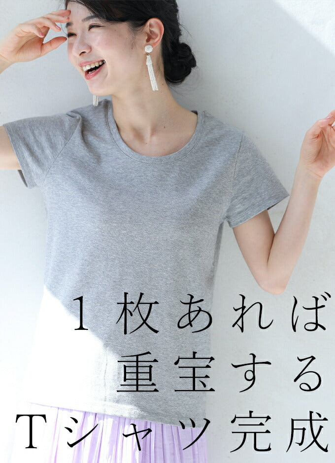 【wc-fbr00025】（S~M/L~2L/3L~4L対応）◇◇汗じみ目立たないTシャツトップス