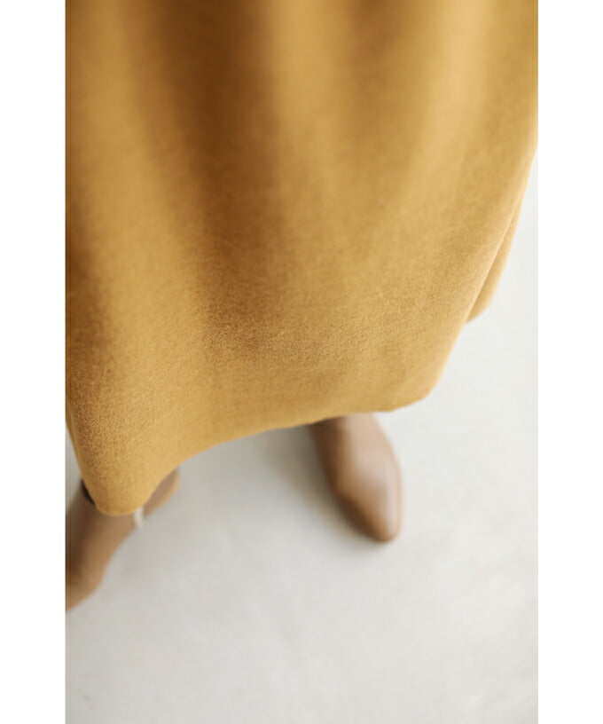 【w68951】暖か素材な冬の着回しミディアムスカート