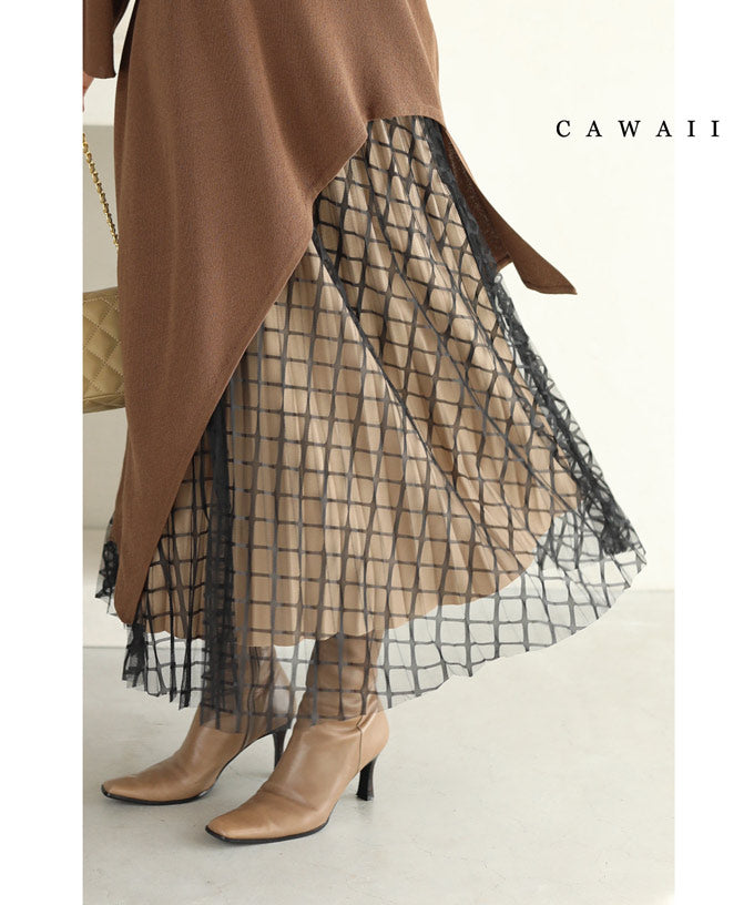 The toe IRIS TULLE SKIRT ホワイトS - スカート